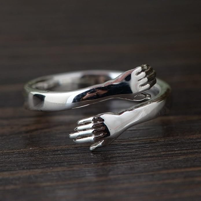 Silver Hug Ring - Image 5