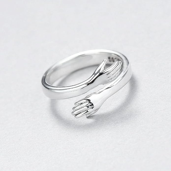 Silver Hug Ring - Image 4